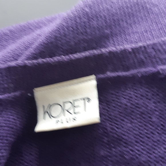 Women's Koret Plus Women's cardigan/Sweater  Size 1X - Picture 8 of 8